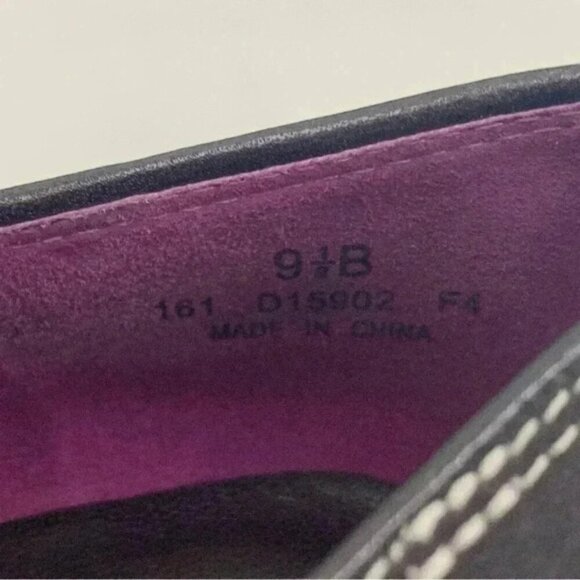 Cole Haan Chocolate Brown Suede Squared Toe Pumps Heeks Women’s Size 9.5B - Picture 5 of 12